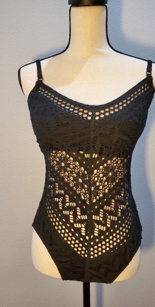 Robin Piccone black bathing suit